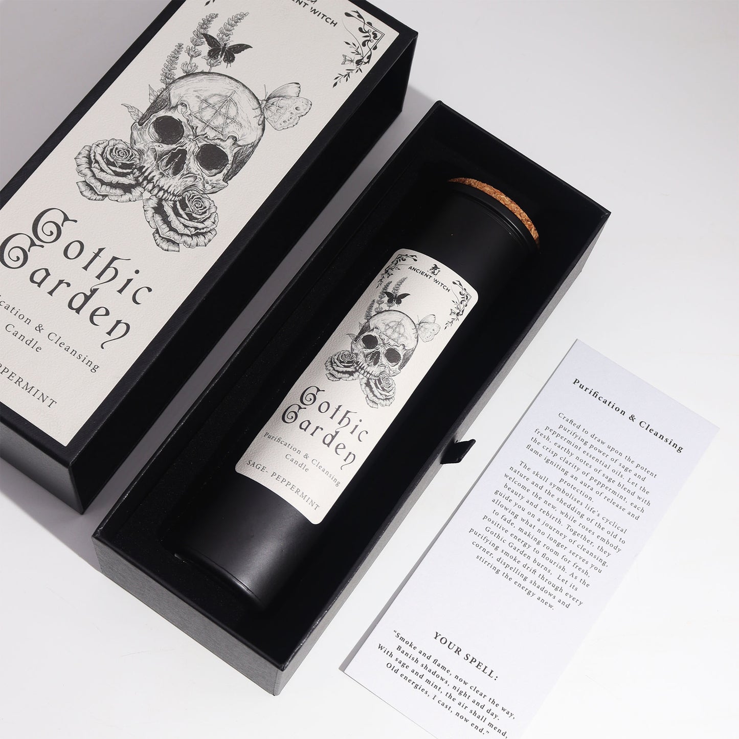 Ancient Witch Gothic Garden Candle – Cleansing & Purification