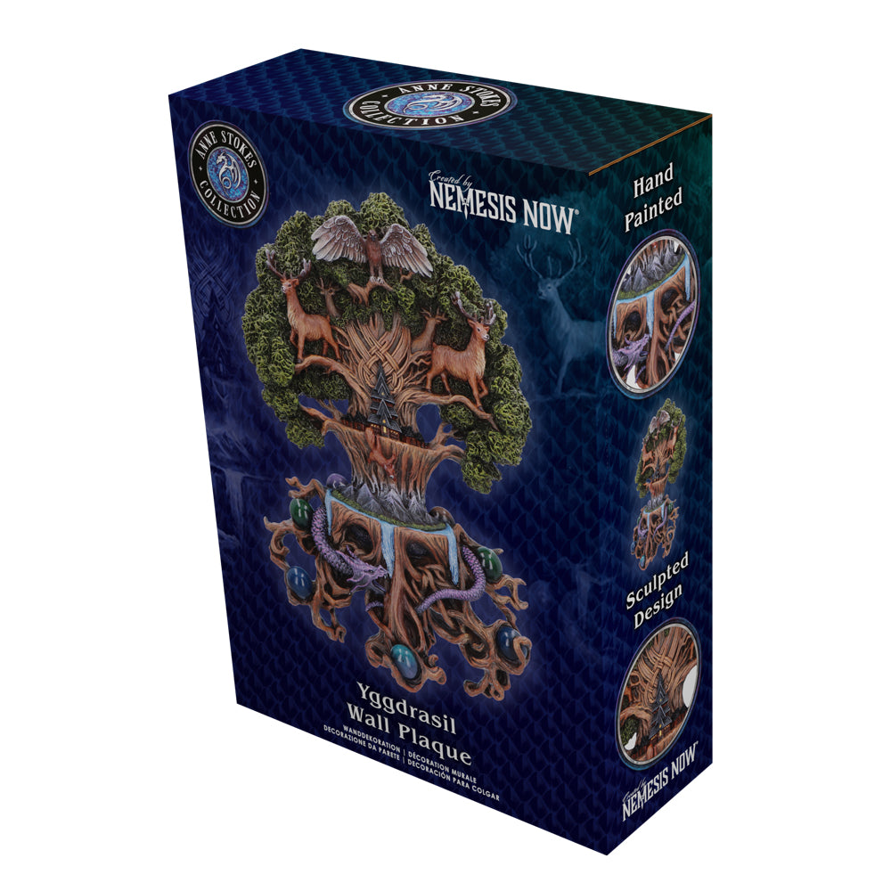Yggdrasil Wall Plaque by Anne Stokes 30.5cm