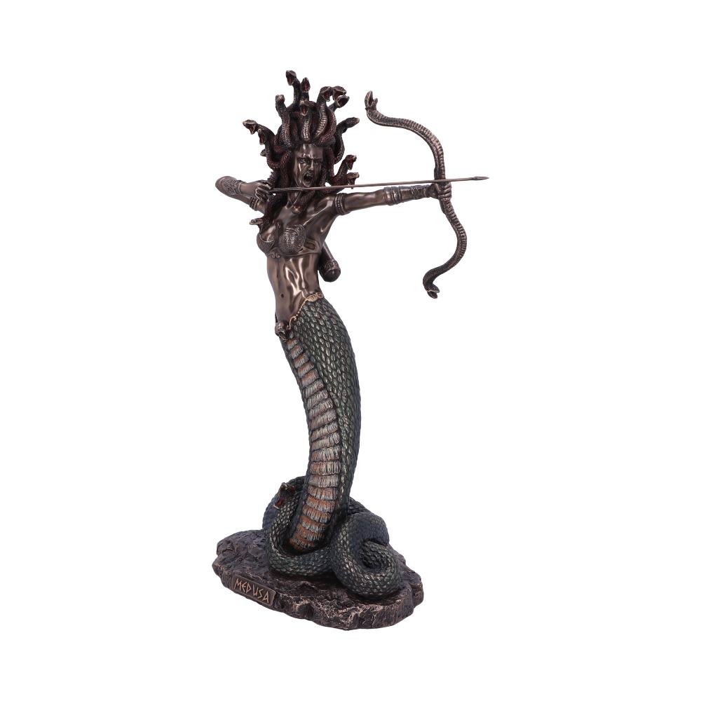 Bronze Mythological Medusa's Wrath Figurine 36cm
