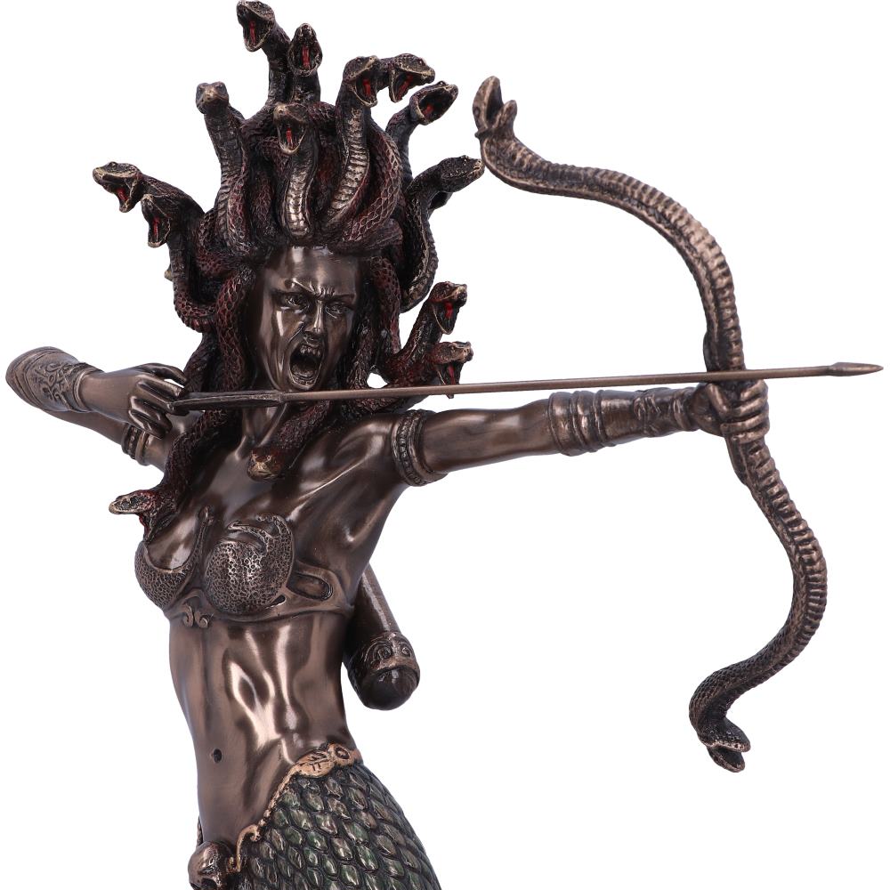 Bronze Mythological Medusa's Wrath Figurine 36cm