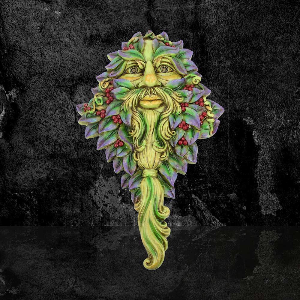 Winters Watch Wall Hanging Wall Mounted Tree Spirit Green Man 33.5cm