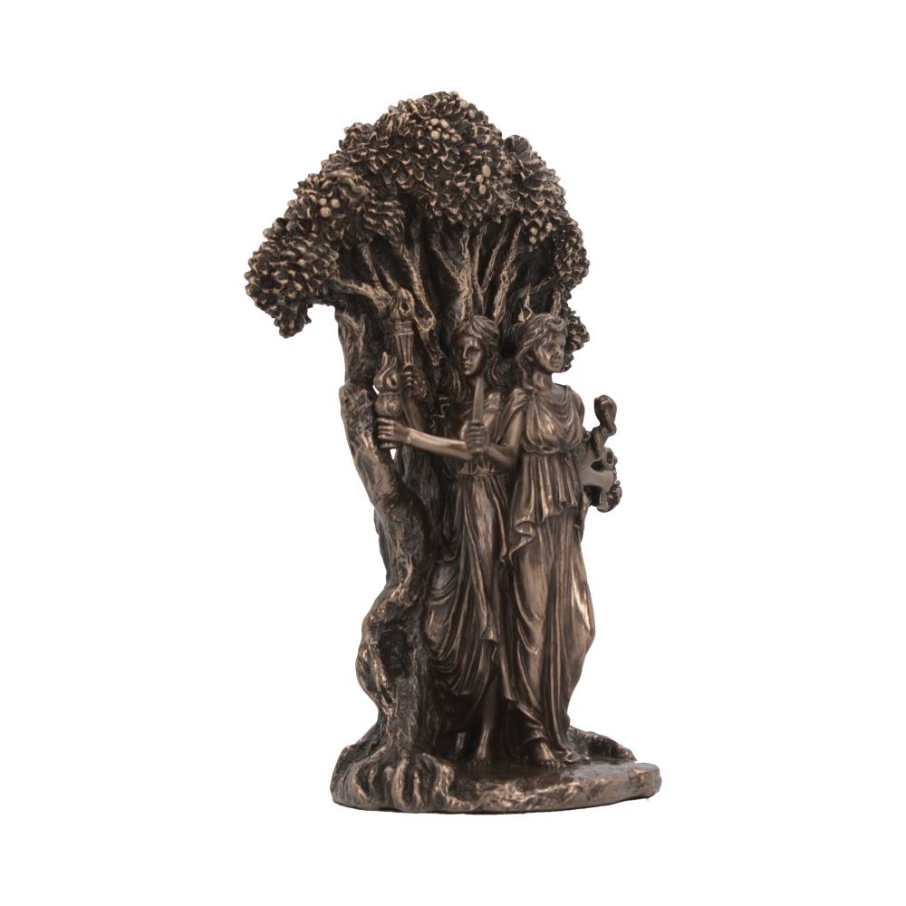Triple Moon Goddess Hecate Bronze Figurine 18.5cm