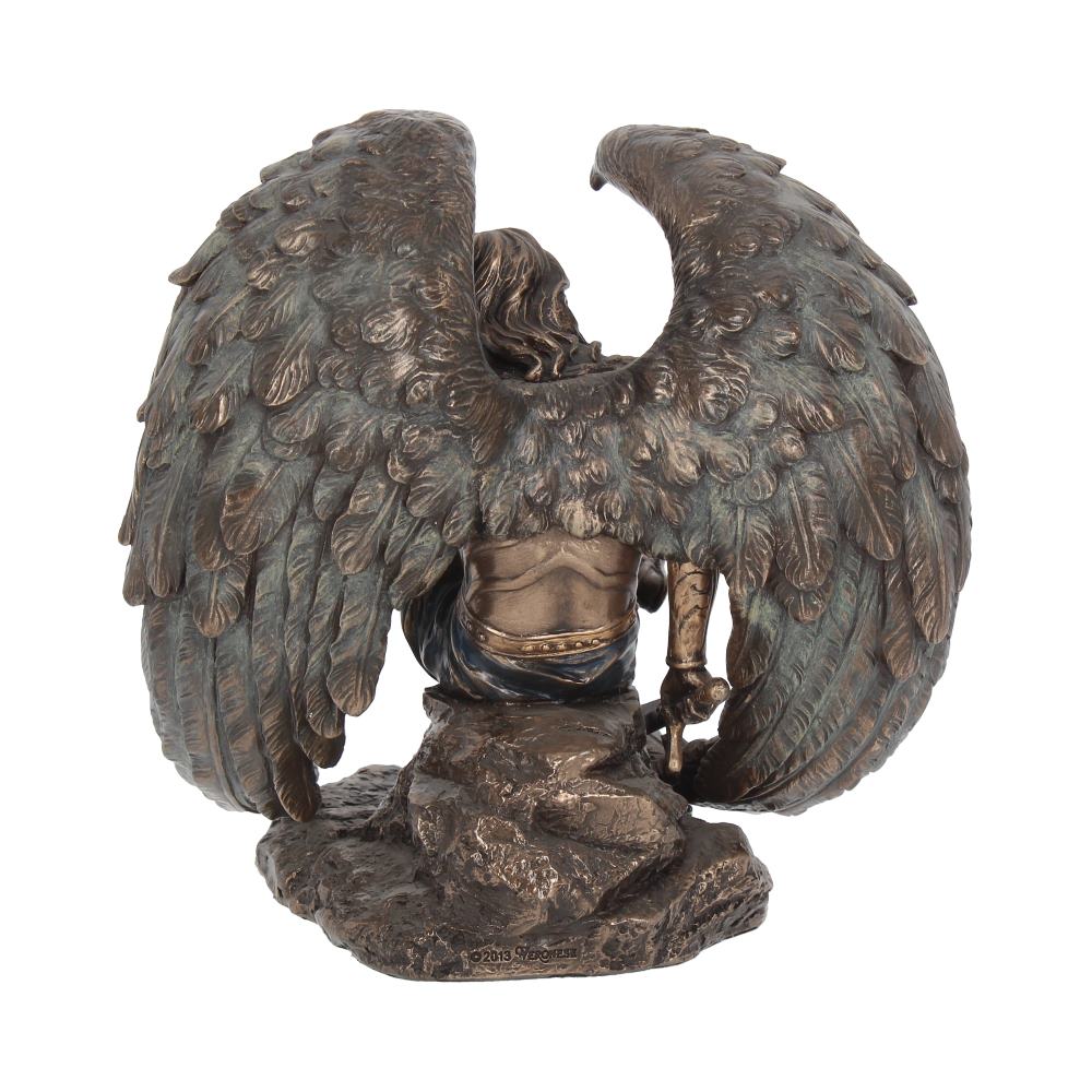 Bronzed Lucifer The Fallen Angel Figurine. 16.5cm