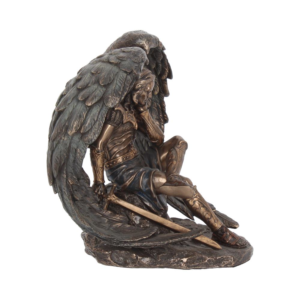 Bronzed Lucifer The Fallen Angel Figurine. 16.5cm