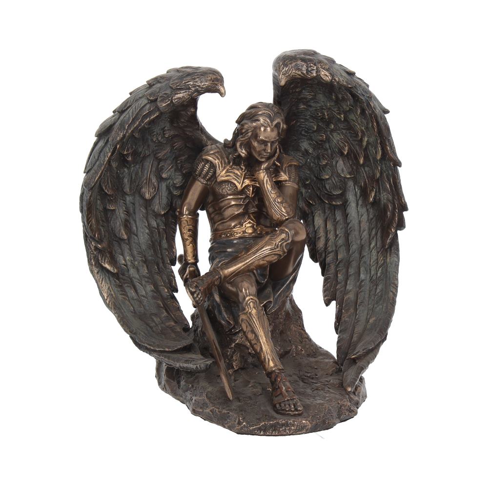 Bronzed Lucifer The Fallen Angel Figurine. 16.5cm