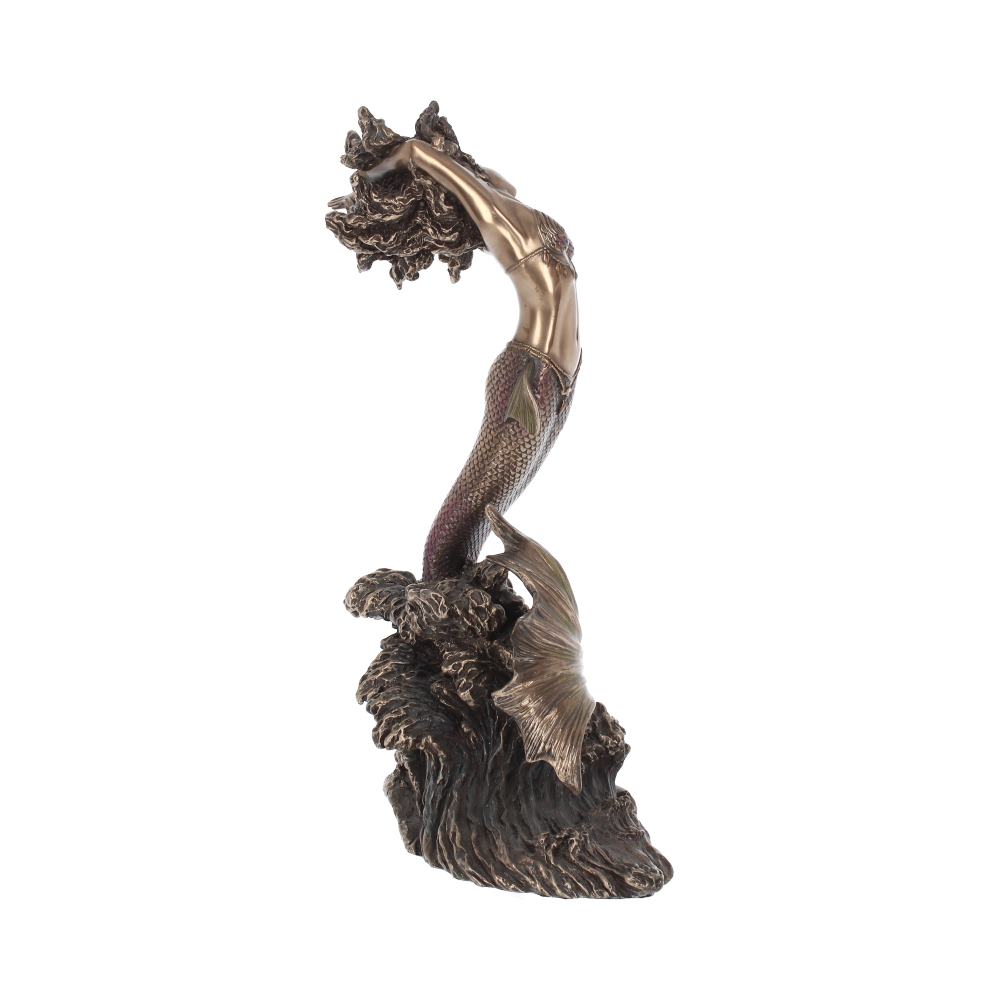27cm Yemaya Goddess of Water Figurine Bronze Mermaid Ocean Ornament
