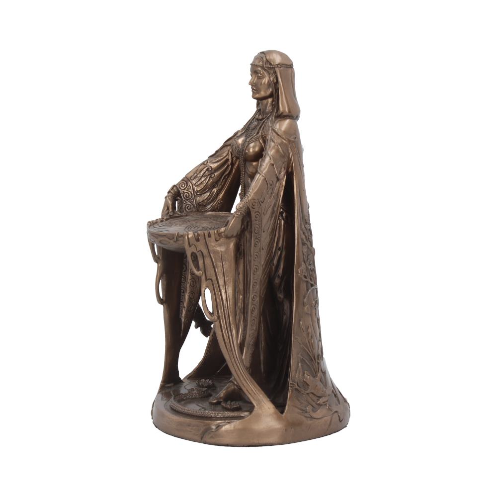 Bronzed Celtic Goddess Danu Ornament 22.5cm
