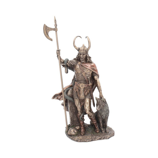 Bronzed Loki-Norse Trickster God 35cm