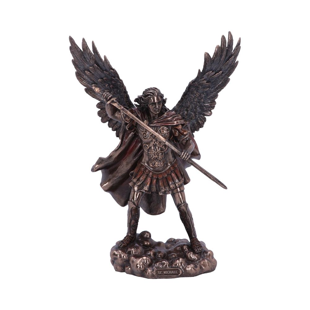29cm Bronze Saint Michael the Defender Archangel Figurine