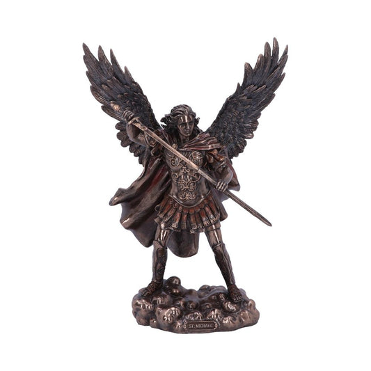 29cm Bronze Saint Michael the Defender Archangel Figurine