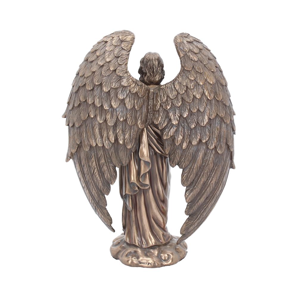 Bronzed Flower Of Life Metatron Archangel Figure 26cm