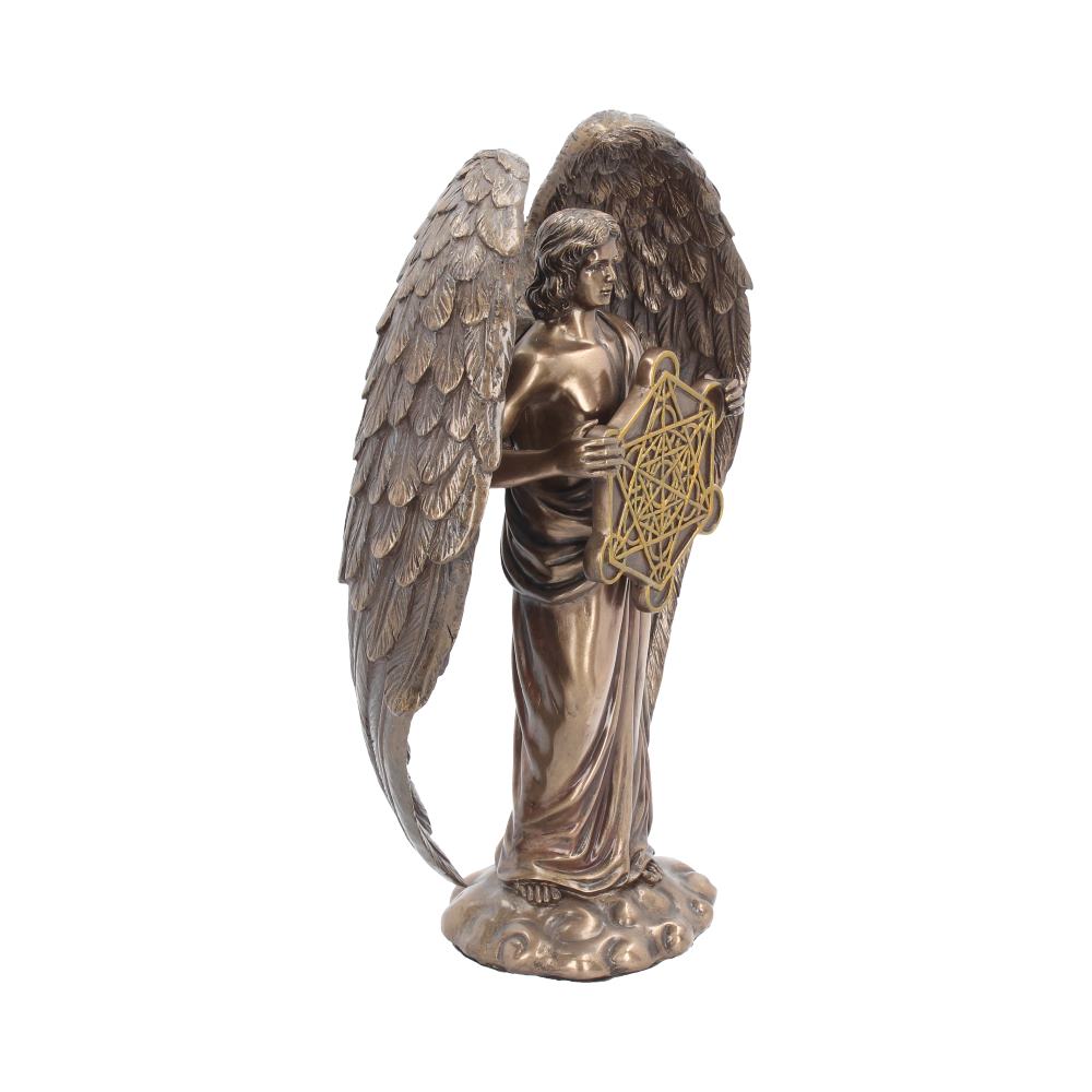 Bronzed Flower Of Life Metatron Archangel Figure 26cm