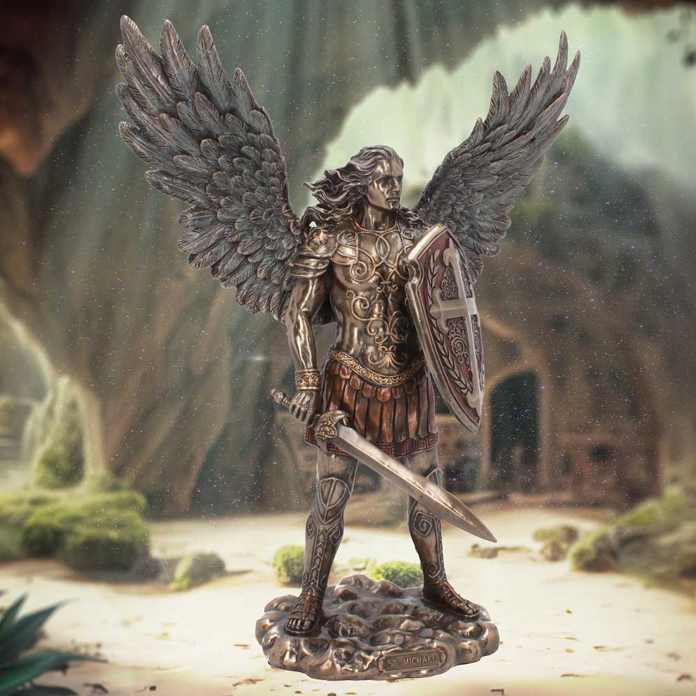 35.5cm Saint Michael the Archangel Figurine Angel Ornament