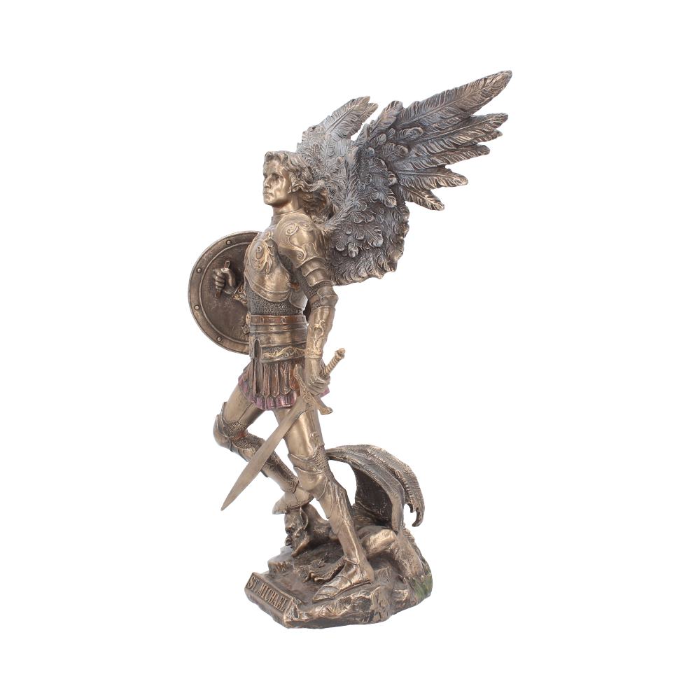 Bronzed Archangel Michael Figurine 33cm
