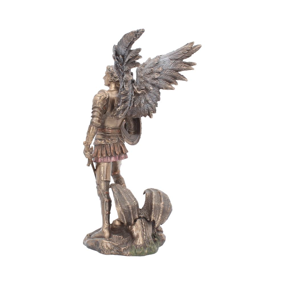 Bronzed Archangel Michael Figurine 33cm