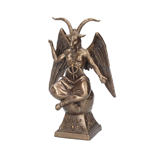 24cm Baphomet Occult Mystical Figurine Bronze Ornament