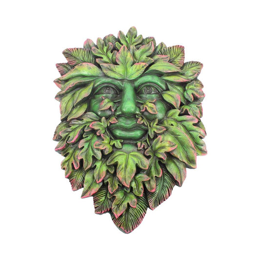 Beltane's Bourgeon Wall Hanging Wall Mounted Tree Spirit Green Man 29cm