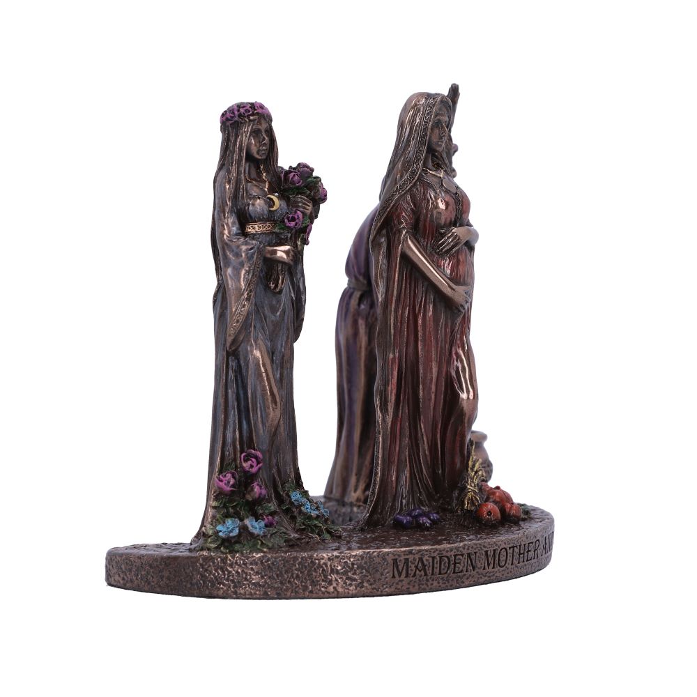 Drag image to spin Maiden, Mother and Crone Trio of Life 11.5cm