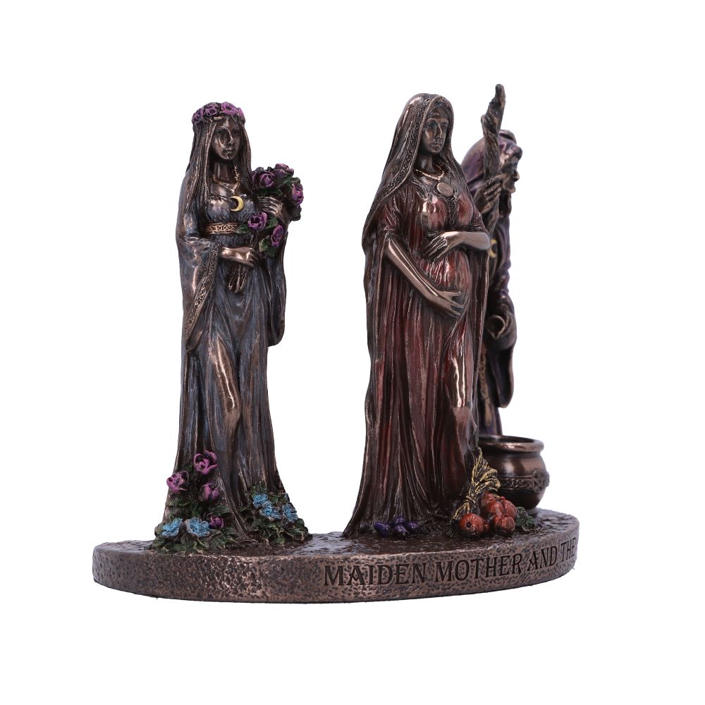 Drag image to spin Maiden, Mother and Crone Trio of Life 11.5cm