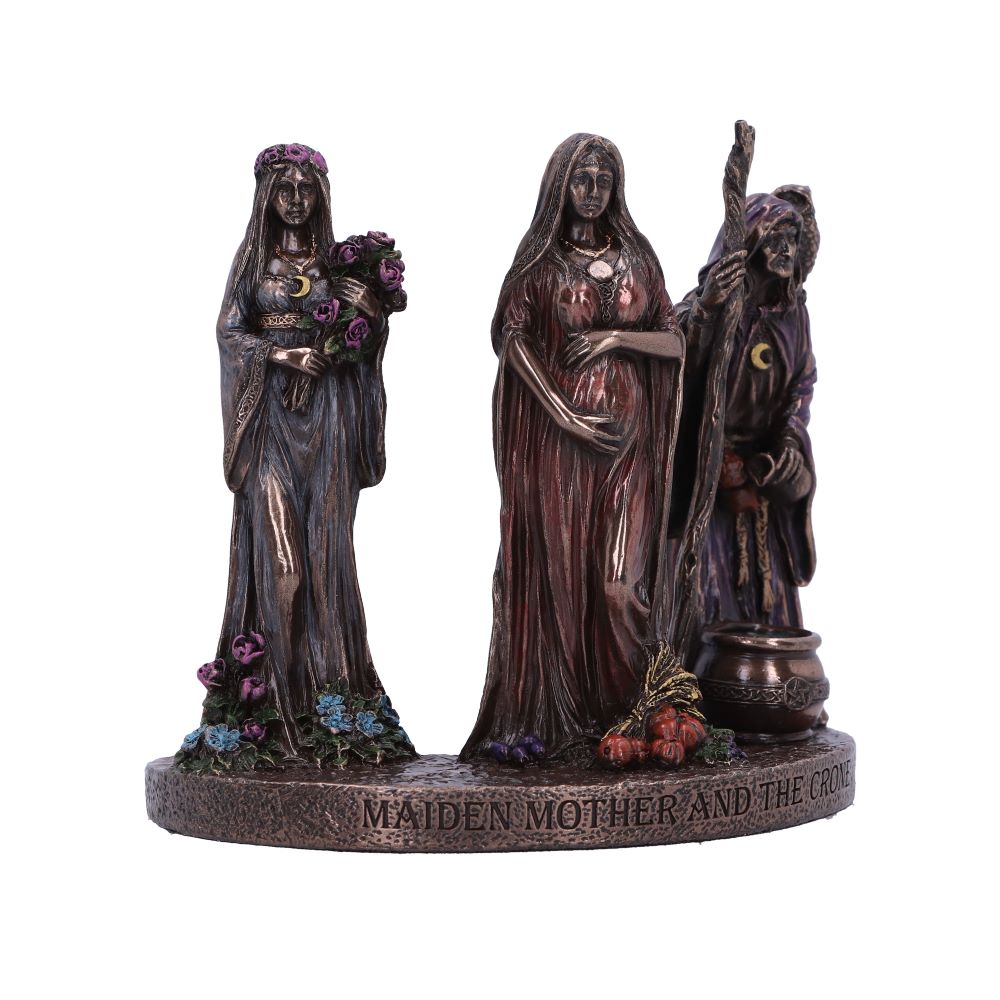 Drag image to spin Maiden, Mother and Crone Trio of Life 11.5cm