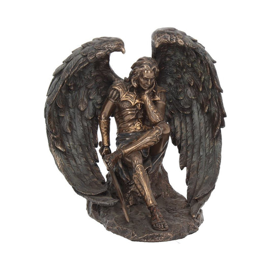 Bronzed Lucifer The Fallen Angel Figurine. 16.5cm