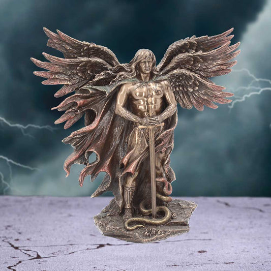 Bronzed Metradon The Six Winged Religious Angel Seraphim 28cm