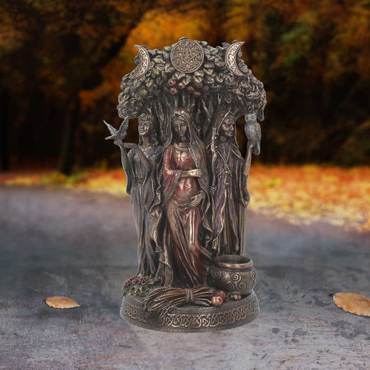 Maiden, Mother Crone 27cm Bronzed