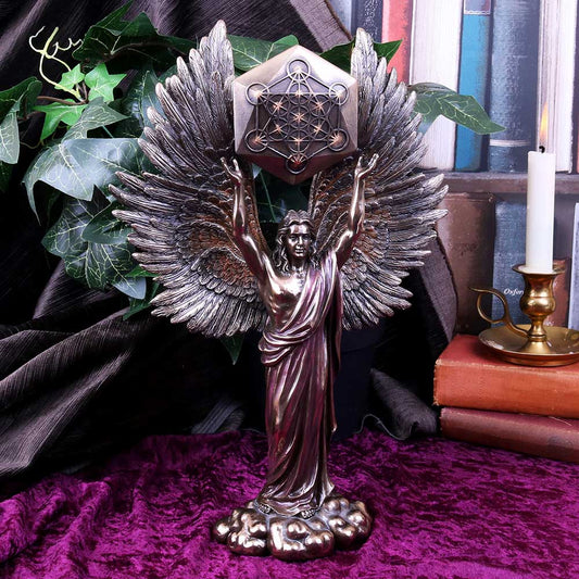 35cm Ethereal Metatron Angel Bronze Figurine