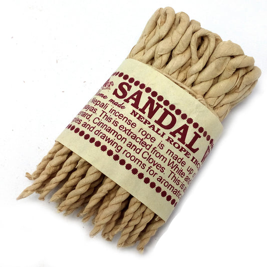 Pure Herb Sandalwood and Spice Rope Incense